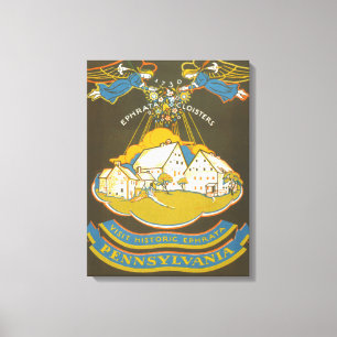 Impressão Em Tela Poster de viagens vintage Para O Armário Ephrata