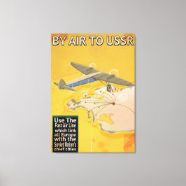 Impressão Em Tela POSTER de Viagens vintage soviética USSR