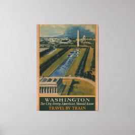 Impressão Em Tela Poster de viagens Vintage Washington DC