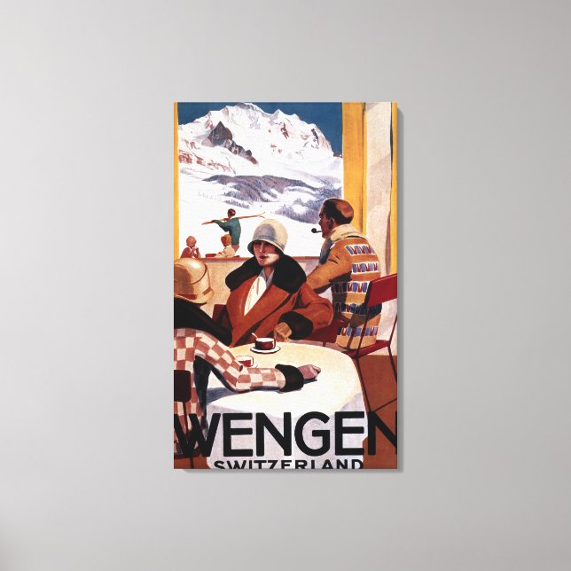 Impressão Em Tela Poster do Descida Club (Frente)