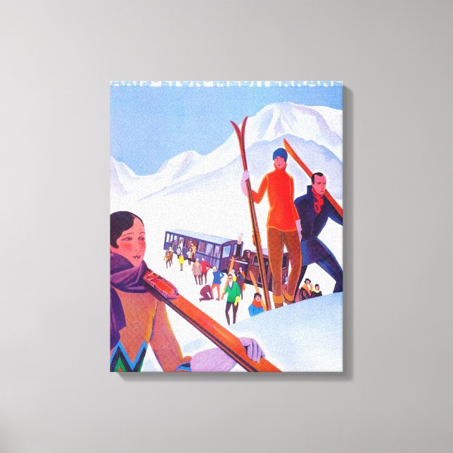 Impressão Em Tela POSTER do Promocional ferroviário PLM (Frente)