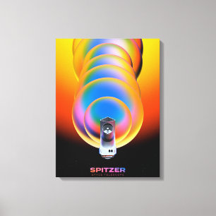 Impressão Em Tela Poster do telescópio espacial Spitzer.