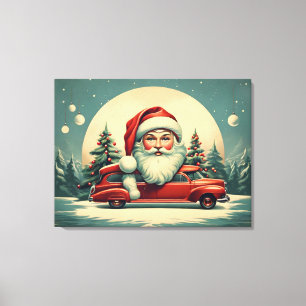 Impressão Em Tela poster natal vintage