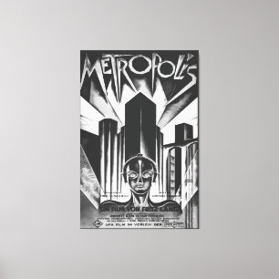 Impressão Em Tela Poster para o filme de ficção científica Metropol