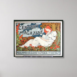 Impressão Em Tela Poster publicando 'Revista do século', meio-verão 