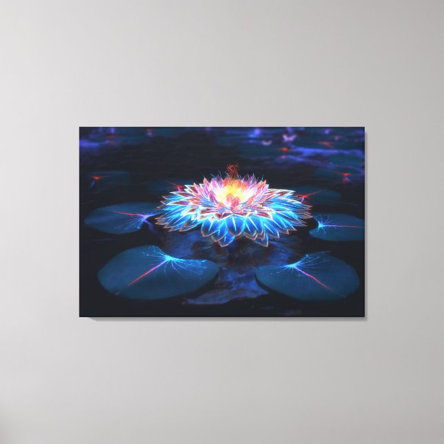 Impressão Em Tela Pote de Dourado (Noite) (Frente)