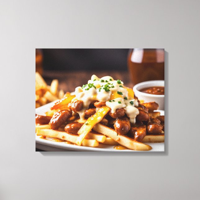 Impressão Em Tela Poutine (Frente)