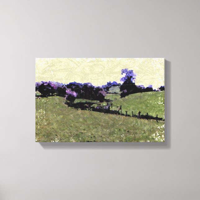 Impressão Em Tela Powys Doodle (Frente)