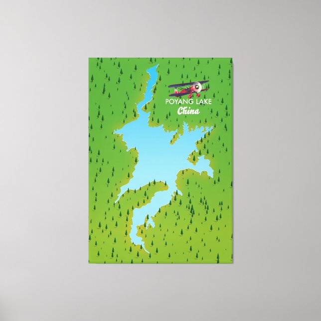 Impressão Em Tela Poyang Lake (Frente)