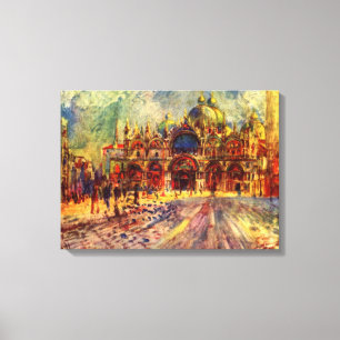 Impressão Em Tela Praça de São Marcos, Veneza por Pierre Renoir
