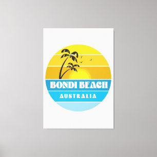 Impressão Em Tela Praia Bondi Austrália
