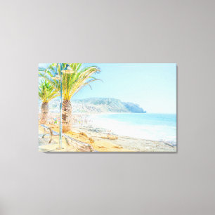 Impressão Em Tela Praia da Luz