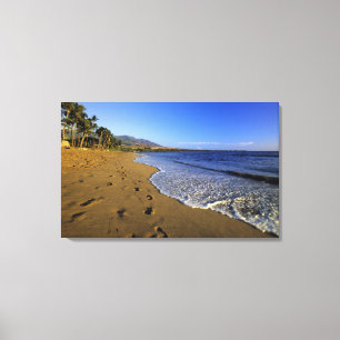 Impressão Em Tela praia de Kaanapali, Maui, Havaí, EUA