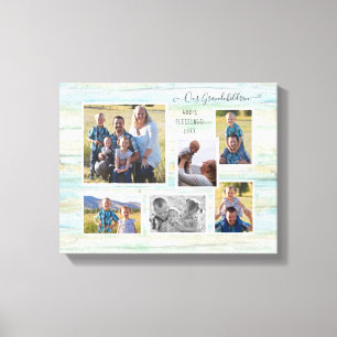 Impressão Em Tela Praia do Driftwood Nossa Família 6 de netos