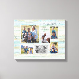 Impressão Em Tela Praia do Driftwood Nossa Família 6 de netos