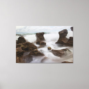 Impressão Em Tela Praia e ondas do Coral Cove Park