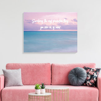 Impressão Em Tela Praia Fotografia Decor com Cotação Viagem
