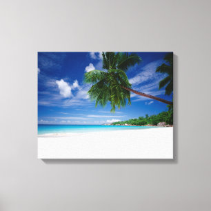 Impressão Em Tela Praia tropical   Seychelles
