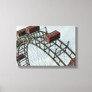 Impressão Em Tela Prater Ferris Wheel, Áustria