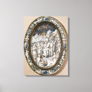 Impressão Em Tela Prato oval