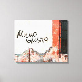 Impressão Em Tela Prazer em conhecê-lo