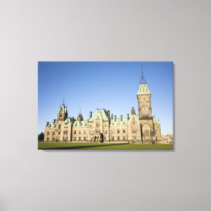 Impressão Em Tela Prédio parlamentar em Ottawa, Ontário, Canadá