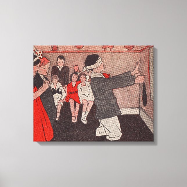 Impressão Em Tela Pregue o rabo no Burro (Frente)