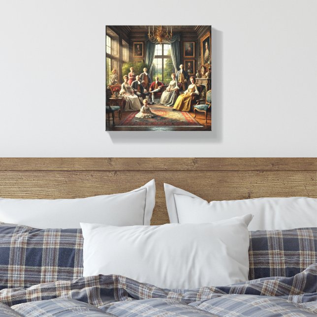 Impressão Em Tela Premium Giclee Stretered Canvas. (Insitu(Quarto))