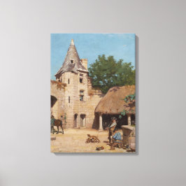 Impressão Em Tela Preparando-se para a caça (por Paul Peel)