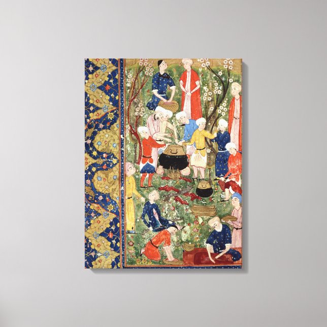 Impressão Em Tela Preparar uma refeição (Frente)