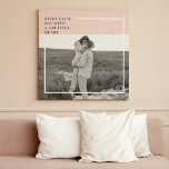 Impressão Em Tela Presente Adorável da Família Rosa Pastel Foto Mode<br><div class="desc">Presente Adorável da Família Rosa Pastel Foto Moderna</div>