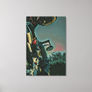 Impressão Em Tela presente de amante de motocicletas