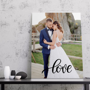 Impressão Em Tela Presente de Aniversário de Casamento com Foto de A