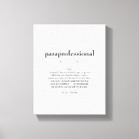Presente de Apreciação de Definição Paraprofission