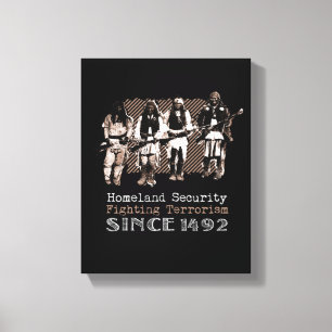 Impressão Em Tela Presente de História de Apache para os Guerreiros