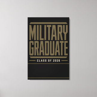Impressão Em Tela Presente de Nome Militar Personalizado para Gradua