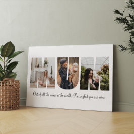 Impressão Em Tela Presente do Dia de as mães de Colagem de Fotografi