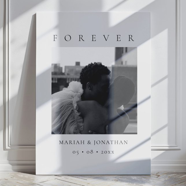 Impressão Em Tela Presente mínimo e moderno elegante personalizado (Criador carregado)