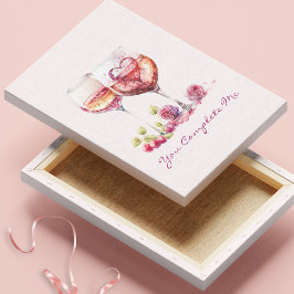 Impressão Em Tela Presente moderno romântico do Dia de os namorados 