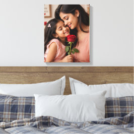 Impressão Em Tela Presente Personalizado Floral Comovente
