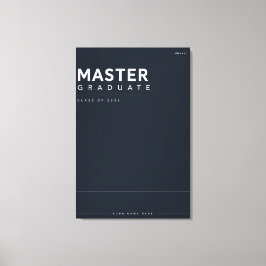 Impressão Em Tela Presente Personalizado Mestre Graduado 2026