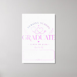Impressão Em Tela Presente Personalizado para Graduada de Enfermagem
