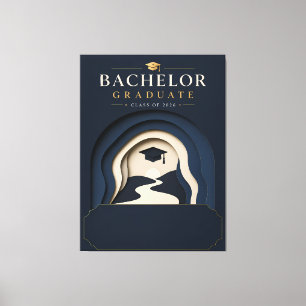 Impressão Em Tela Presente Personalizado para Graduado em 2026 com D