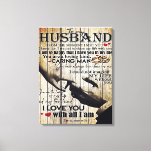 Impressão Em Tela Presente Personalizado Para Meu Marido, Decoraçã