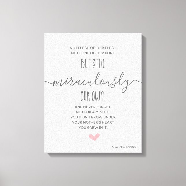 Impressão Em Tela Presente/presente personalizado personalizado para (Frente)