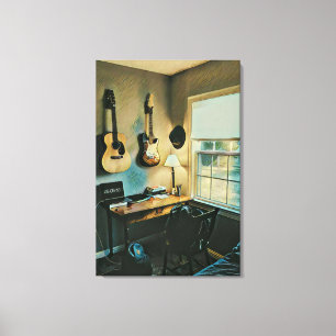 Impressão Em Tela Presentes de guitarra para namorada