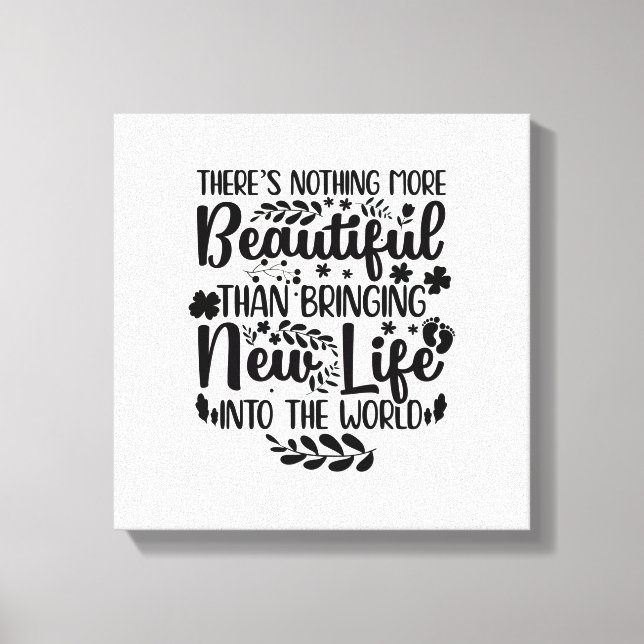 Impressão Em Tela Presentes para parteiras | Parteira Parteira Nasci (Frente)