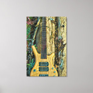 Impressão Em Tela Presentes para um guitarrista músico