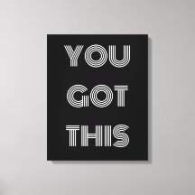 Preto personalizado VOCÊ TEM ESTE Motivacional