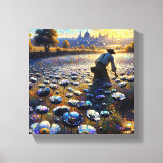 Impressão Em Tela Preto-Preto-Preto